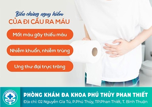Nguyên nhân và tác hại nguy hiểm của chứng đi ỉa ra máu