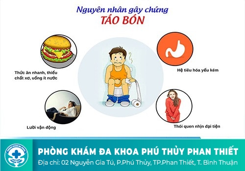Nguyên nhân gây táo bón
