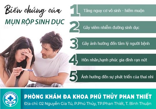 Âm đạo mọc mụn nước do mụn rộp sinh dục nữ nguy hiểm như thế nào?