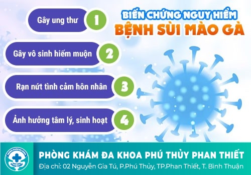 Biến chứng nguy hiểm khi mắc sùi mào gà ở cổ tử cung