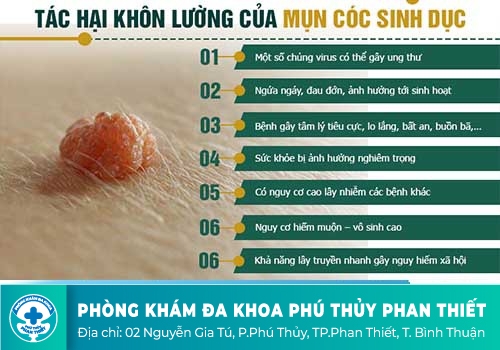 Những tác hại khôn lường của mụn cóc sinh dục đối với người bệnh