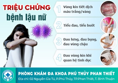 Triệu chứng bệnh lậu ở nữ giới