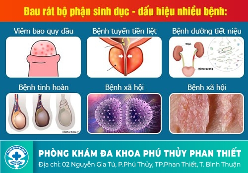 Nóng rát đầu dương vật là bệnh gì? 
