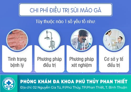Hỗ trợ chữa trị bệnh mào gà ở dương vật bao nhiêu tiền?