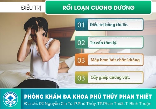 Điều trị rối loạn cương dương ở nam giới