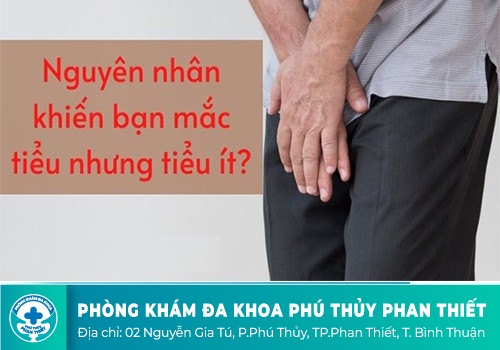 Nguyên nhân mắc tiểu nhưng tiểu ít