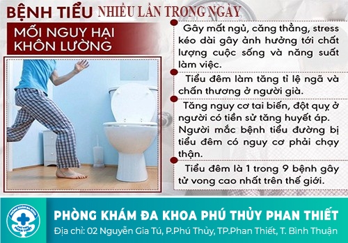 Hiện tượng tiểu nhiều lần, tiểu lắt nhắt