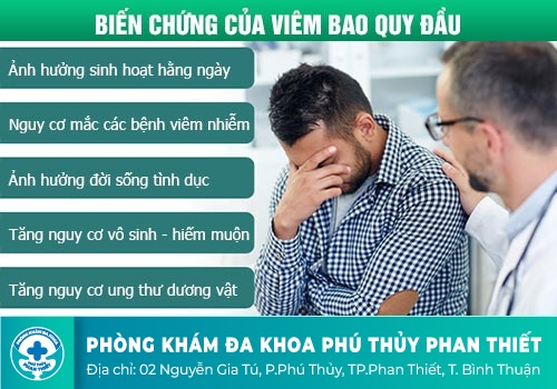 Viêm bao quy đầu có gây vô sinh không?