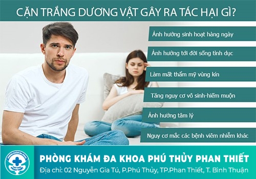 bựa trắng sinh dục có mùi hôi xuất hiện ở dương vật