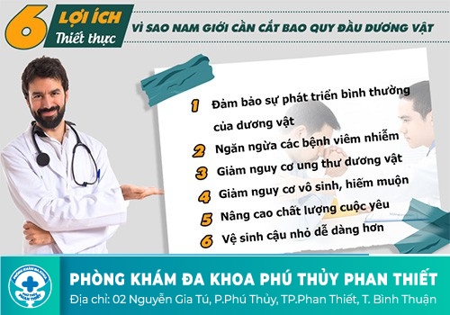 Lợi ích của việc cắt bao quy đầu