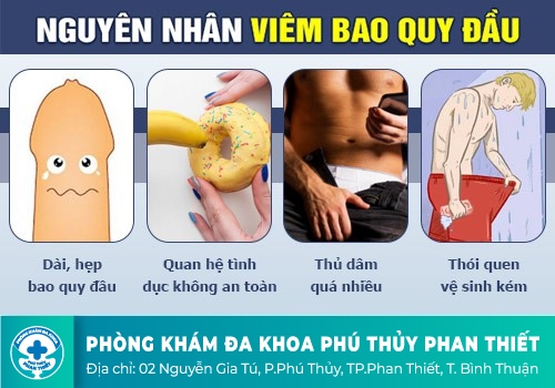 NGUYÊN NHÂN GÂY VIÊM BAO QUY ĐẦU