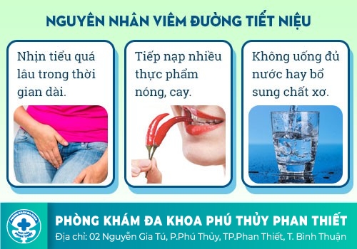 Triệu chứng viêm đường tiết niệu nam giới 