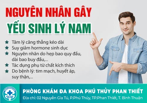 nguyên nhân gây bệnh yếu sinh lý