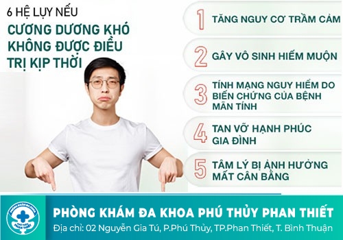 rối loạn cương dương có nguy hiểm không