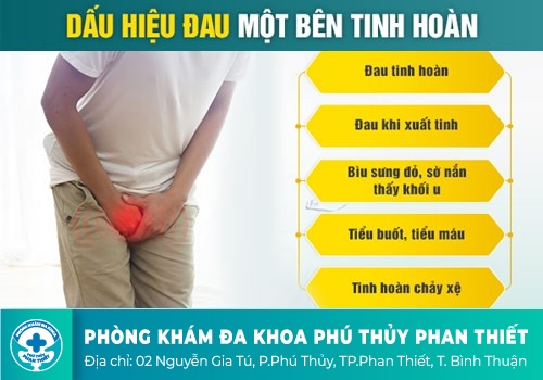 Nam giới nhận biết cơn đau ở tinh hoàn phải qua dấu hiệu nào?