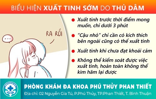 Quan hệ 2 phút đã ra có phải là xuất tinh sớm?