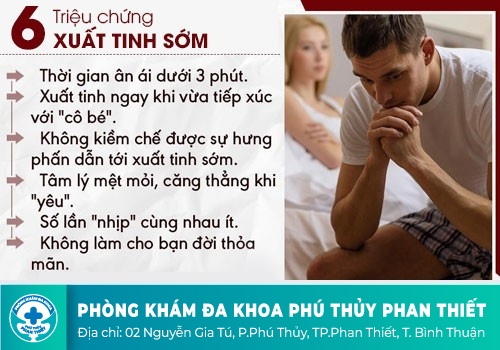 Triệu chứng xuất tinh sớm