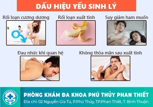 Các dấu hiệu nhận biết nam giới yếu sinh lý