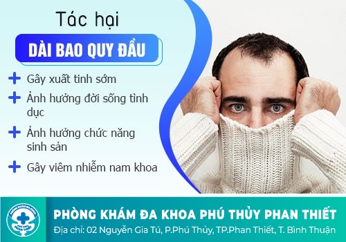 TÁC HẠI CỦA DÀI BAO QUY ĐẦU