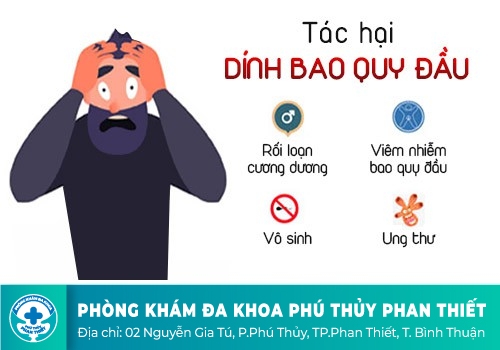 Những ảnh hưởng không ngờ từ dính bao quy đầu