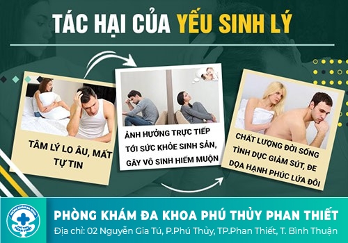 Bị yếu sinh lý có vô sinh không bác sĩ?