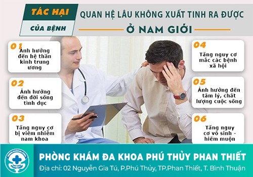 Tác hại nguy hiểm khi quan hệ không xuất tinh?