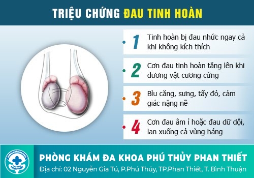 ĐAU TINH HOÀN TRÁI LÀ DẤU HIỆU CỦA BỆNH GÌ?