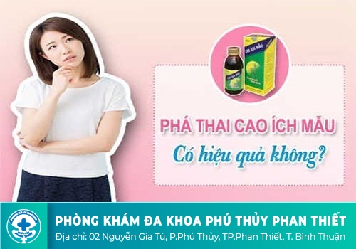 Uống cao ích mẫu