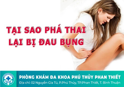 Phá thai xong đau bụng dưới