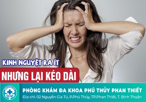 Kinh nguyệt ra ít kéo dài 